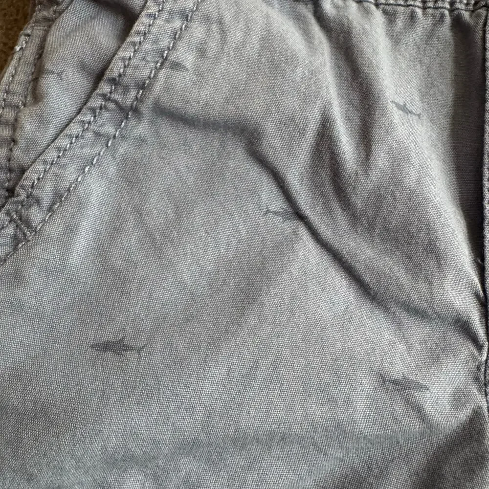 Oshkosh BGosh Kids Overalls Shorts 3T Blue Sharks Cotton‎ Romper One Piece